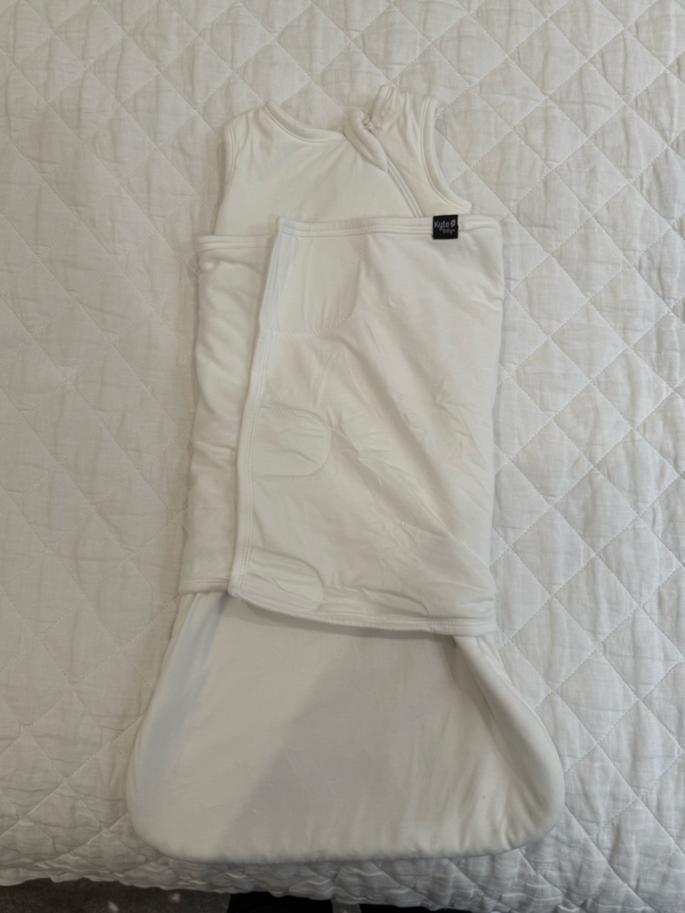 Kyte BABY White Sleep Sack Swaddle